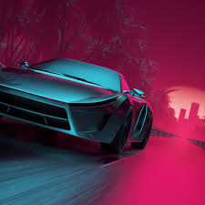 neon car wallpapers and backgrounds 4k