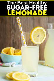 the best healthy sugar free lemonade