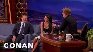 Nicole Scherzinger Busts Conan For Staring At Her Boobs | CONAN on TBS -  YouTube