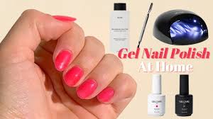 gel nail polish at home you