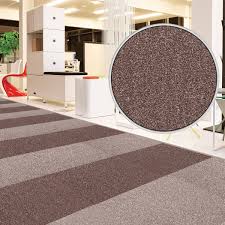 carpet tile velour heavy duty brown