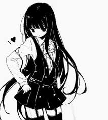 These characters tend to be deep thinkers that can see the big picture, and seldom need advice. Anime Black Hair Cute And Heart Image 2727775 On Favim Com