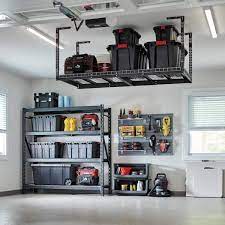 overhead ceiling mount garage rack