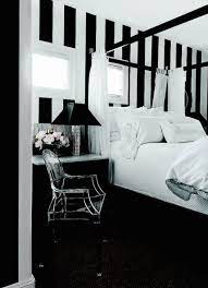 black and white bedroom transitional