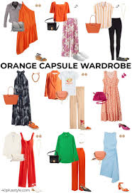 how to wear orange 7 color
