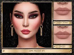 the sims resource lips preset 1