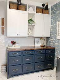 basic cabinets with diy furniture feet