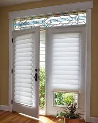 Looking for a functional window treatment idea for sliding glass door, or maybe looking to add an elegant touch to those double french doors? Blinds For French Doors A Way To Secure And Beautify Your Home Door Coverings Blinds For French Doors Patio Door Window Treatments