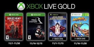 Cuenta de xbox 360 gratis. Juegos Gratis Con Gold Noviembre De 2019 Para Xbox One