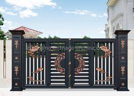 luxury outdoor aluminum gate design