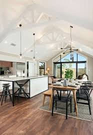 Vaulted Ceiling Kitchen