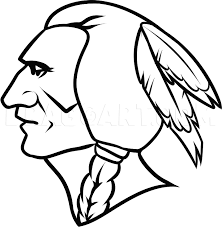 The body of the image was executed. How To Draw The Washington Redskins Step By Step Drawing Guide By Dawn Dragoart Com