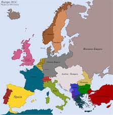 A satirical map of europe, 1914. Onlmaps ×'×˜×•×•×™×˜×¨ Map Of Europe In 1914 Pre Ww1 Borders Https T Co 6dahv4pj6m