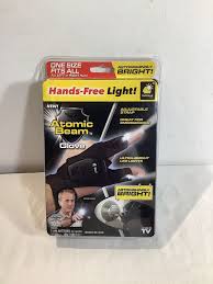 atomic led beam finger glove hands free