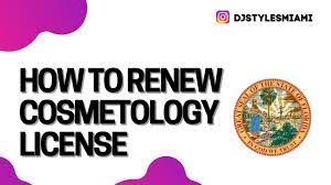 renew cosmetology license you