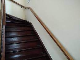 On wide staircases, there can be one or more railings in . Pin On Handrails