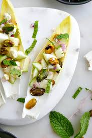 stuffed endive appetizer with blue