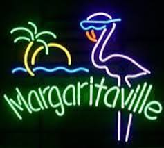 Margaritaville Paradise Pink Flamingo Neon Light Sign Neon Sign Shop Custom Neon Signs