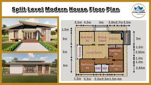 modern bungalow house floor plan