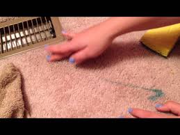 how to get nail polish out of carpet