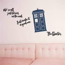 Doctor Who Wall Decal Trading Phrases