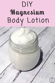 diy magnesium body lotion simple