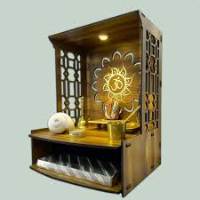 shree beautiful wooden pooja stand for