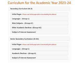 cbse syllabus 2023 24 for cl 6 7 8 9