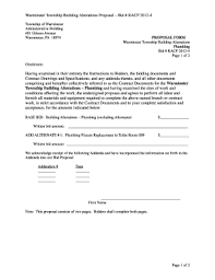 Fillable Online 06c Proposal Form Racp 2012 4 Plumbing Pdf