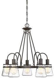 6 light rustic outdoor chandelier