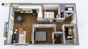 Residential House 3d Floor Plan Design