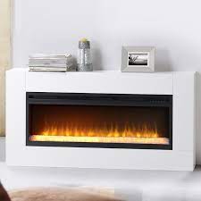 freestanding fireplace electric