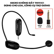 Micro thu âm TNVI - micro cài áo không dây cho điện thoại máy ảnh làm  youtube vlog livestream bán hàng, dạy học - Micro