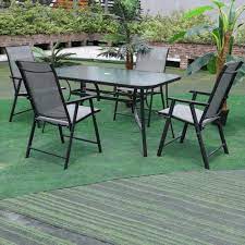 Outdoor Garden Dining Table Chairs Seat