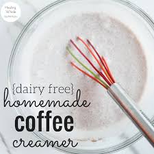 homemade coffee creamer dairy free