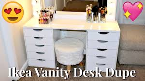 diy ikea vanity dupe 100 you