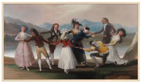 Elaborar un compendio del juego de la gallinita ciega. Viaje A Un Cuadro La Gallina Ciega De Francisco De Goya