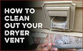 how to clean out your dryer vent the