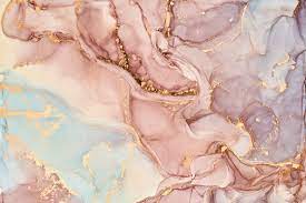 pastel and gold marble desktop