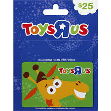 toys r us gift card 25 gift cards