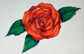 Start your rose drawing, by drawing an oval shape. How To Draw A Rose