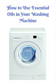 essential oils in your washing machine