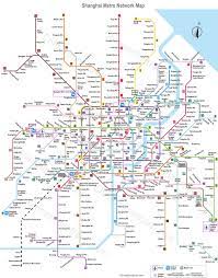 shanghai metro map maglev map rail
