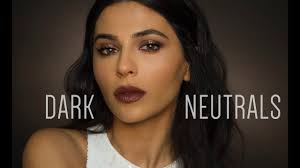 dark neutral makeup tutorial you
