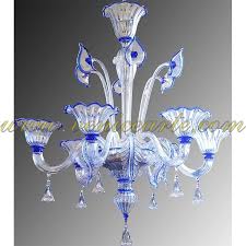 26 6 Murano Glass Chandelier