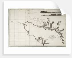 Nautical Chart Of Surveys Made In 1792 Of America To Examine The Entrance Of Juan De Fuca