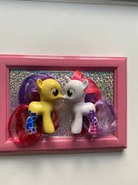Little Pony Art 3d Art Kissing Ponies