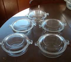 Vintage Pyrex 019 Round Clear Glass