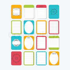 Sheets Of Paper Cute Design Elements Stock Vector Colourbox