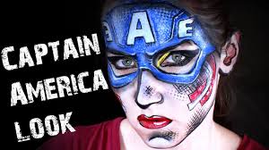 captain america tutorial makeup face